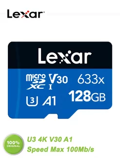 Карта памяти micro sd 128 гб microSDXC U3 4K V30 A1