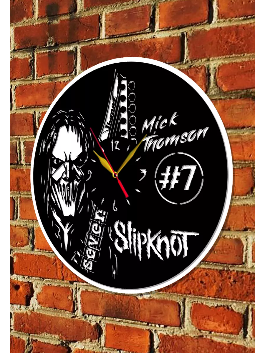 Настенные часы Slipknot, гитарист Мик Томсон — фото 2