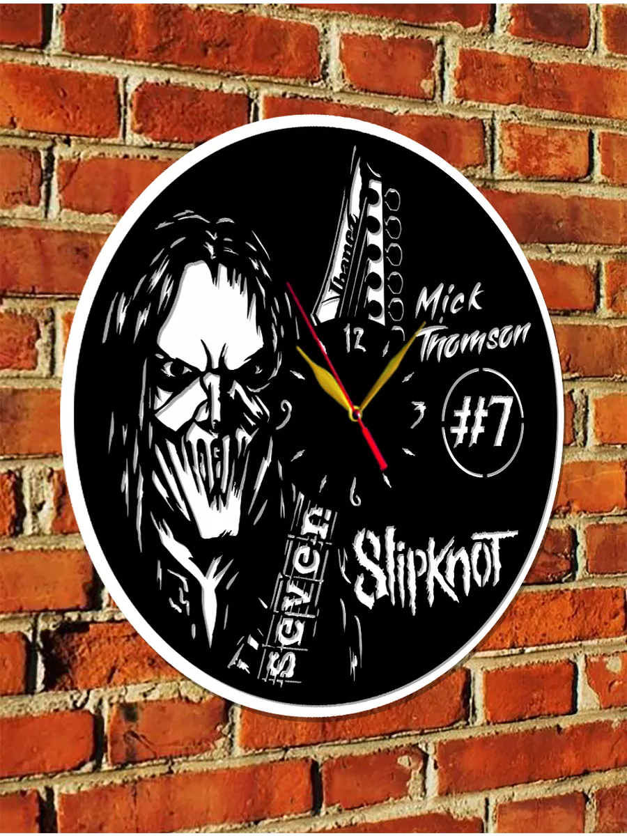 Настенные часы Slipknot, гитарист Мик Томсон — фото 3