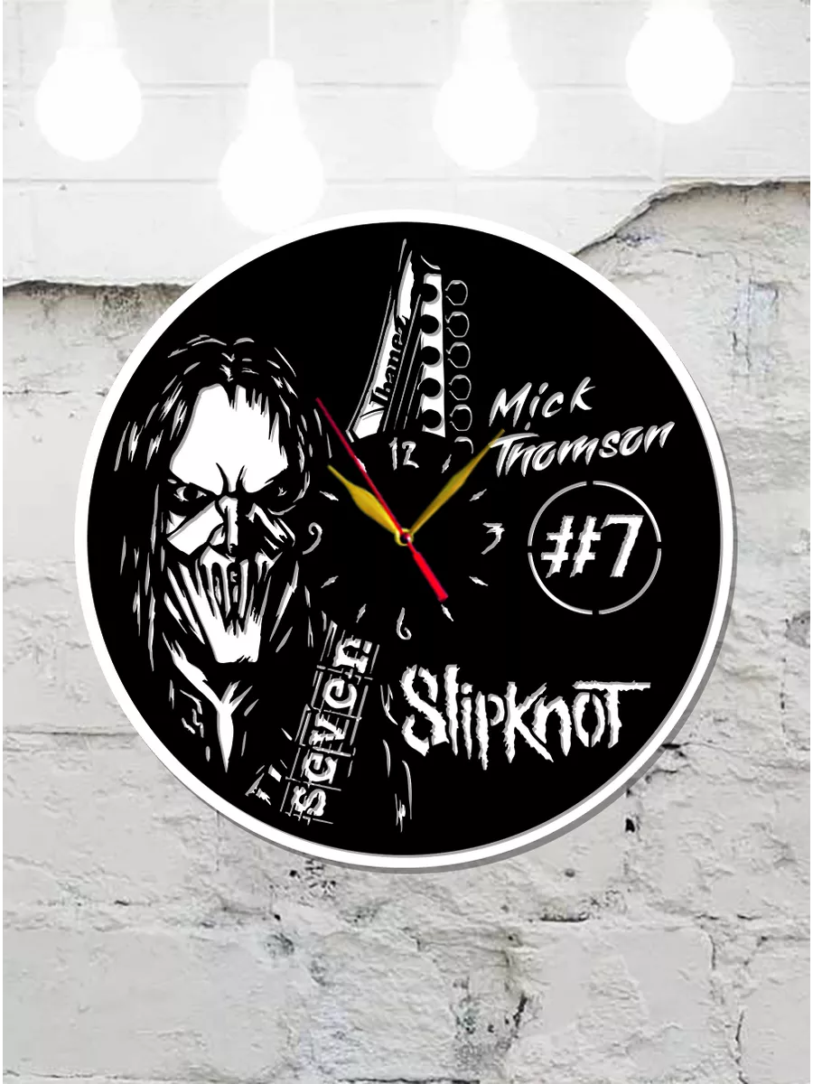 Настенные часы Slipknot, гитарист Мик Томсон — фото 4