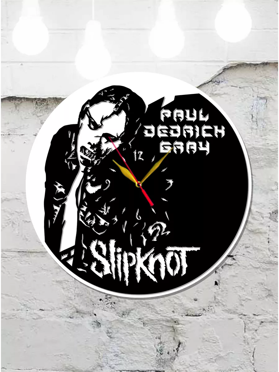 Настенные часы Slipknot, бас-гитарист Paul Dedrick Gray — фото 4