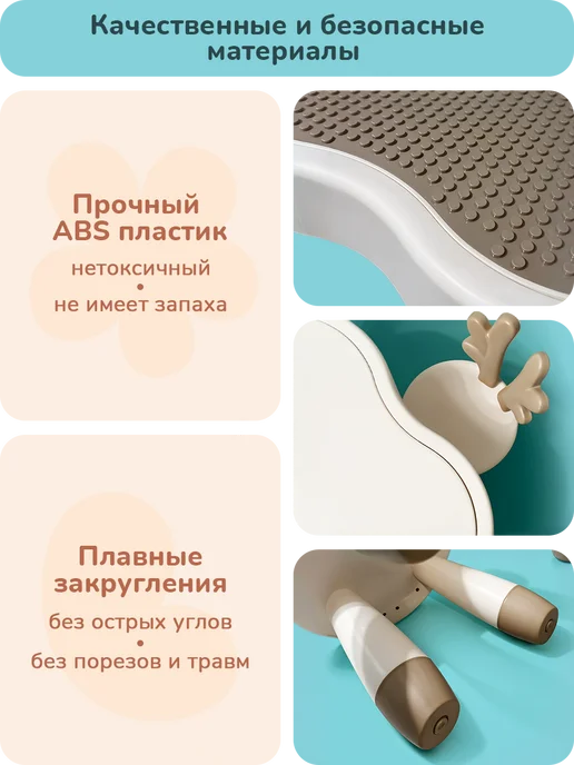 playokay Игровой стол и стул детский - для конструктора и песка, вариант, фото 7