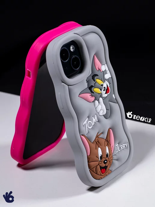 О'кейси Чехол на iPhone X XS с принтом, красный, фото 8