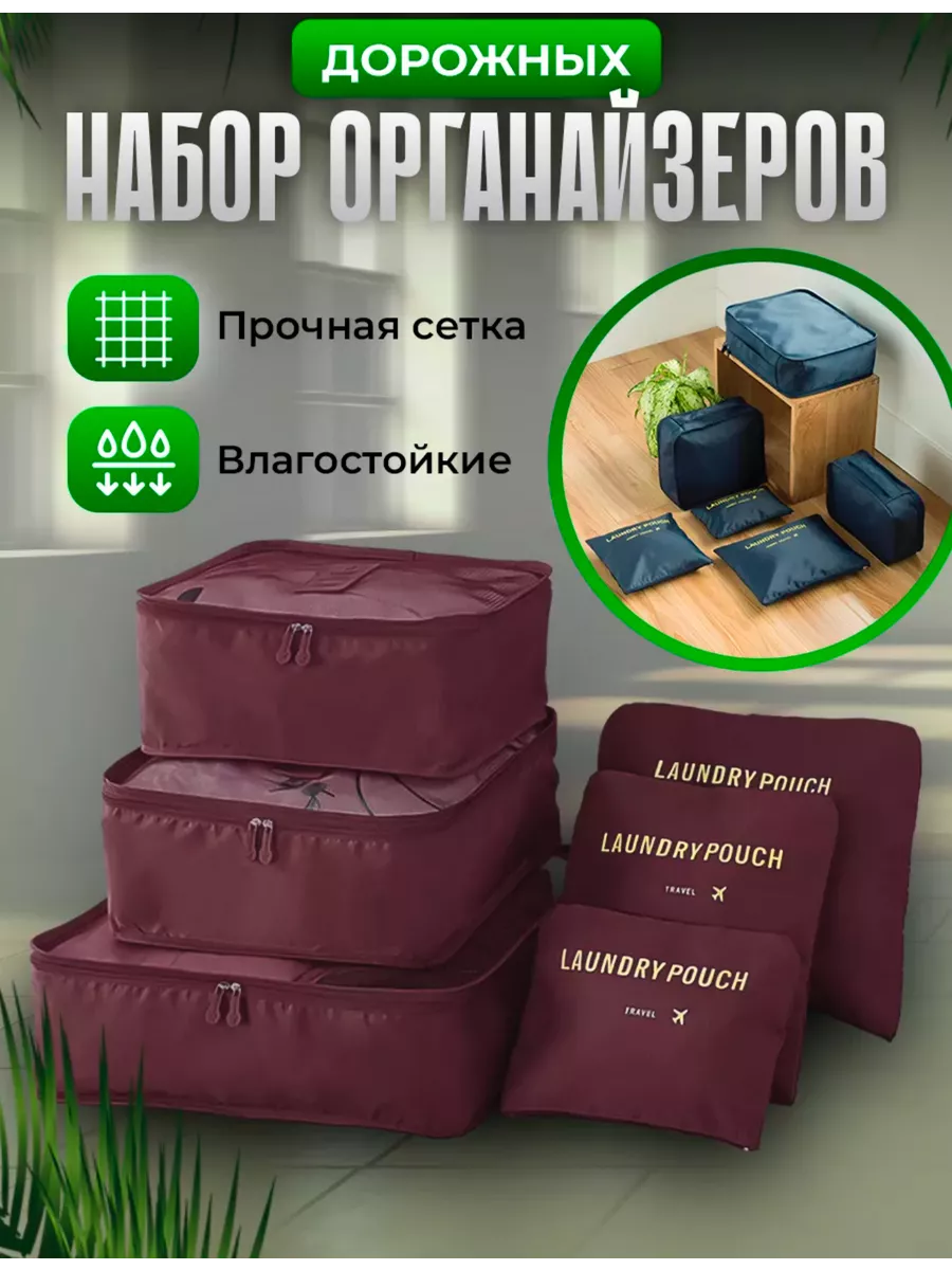 Дорожный органайзер для путешествий набор для чемодана