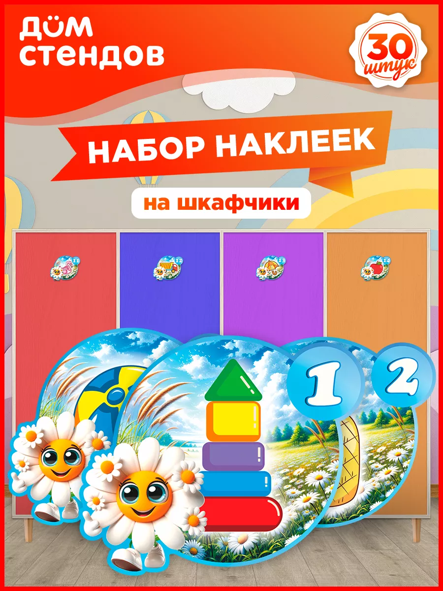 Наклейки, на шкафчики в...