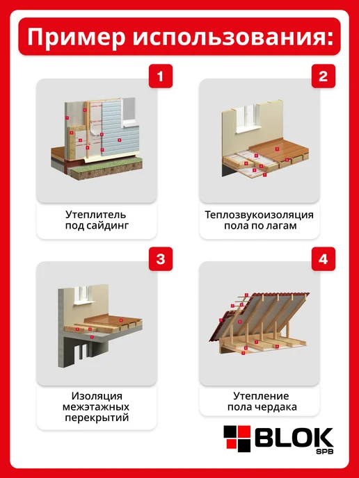 Rockwool Лайт Баттс Скандик 50 мм (1 уп. 5,76 м2 12 плит), бежевый, фото 4