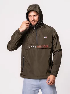 Ветровка с капюшоном Tommy Hilfiger 242576730 купить за 10 519 ₽ в интернет-магазине Wildberries