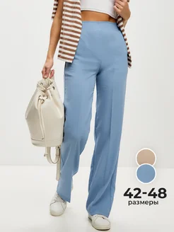 Брюки летние на резинке EVVER 242649215 купить за 956 ₽ в интернет-магазине Wildberries