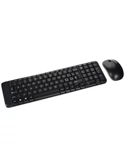 Клавиатура и мышь, USB, MK220, Черный Logitech 242662907 купить за 2 796 ₽ в интернет-магазине Wildberries