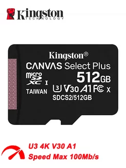 Карта памяти Canvas Select Plus 512 ГБ U3 V30(SDCS2 512GB)