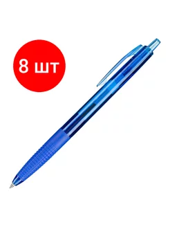 PILOT SuperGrip BPGG-8R-F-L синяя автомат, 8 шт Pilot 242714168 купить за 840 ₽ в интернет-магазине Wildberries