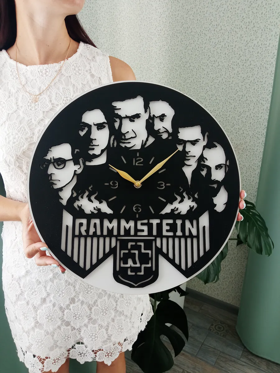 Настенные часы Rammstein, Рамштайн