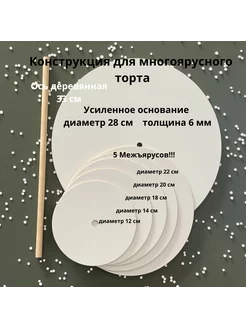 Подложки для ярусного торта