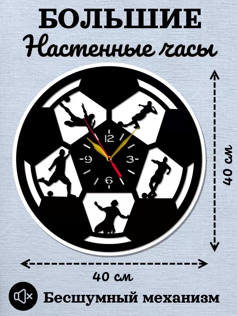 Настенные часы Футбол, Футбольный мяч — фото 2