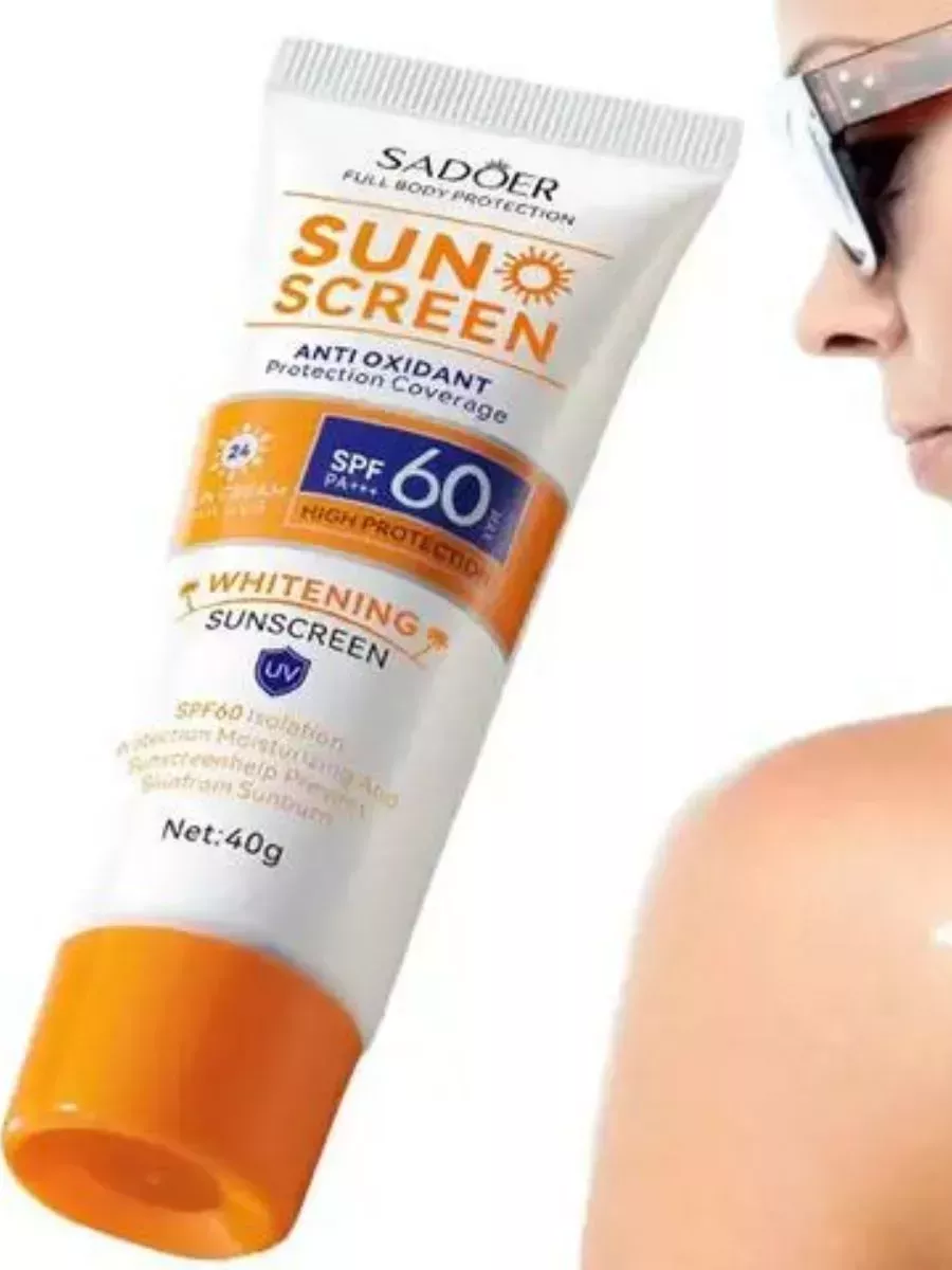 Увлажняющий солнцезащитный крем от загара SPF 60