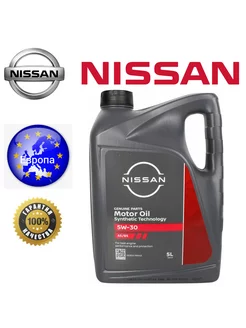 Моторное масло Ниссан 5w-30 синтетическое 5л KE90099943R Nissan 242807872 купить за 2 101 ₽ в интернет-магазине Wildberries