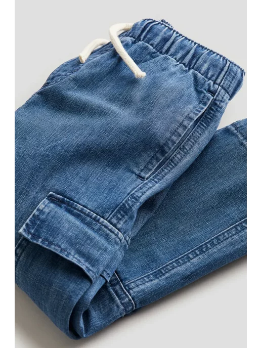 h&M kids брюки, синий, фото 2