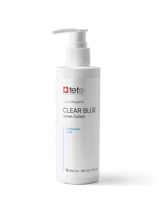 TETe Cosmeceutical Тоник с гиалуроновой кислотой Clear Blue Toner 200 мл, 200 мл, фото 2