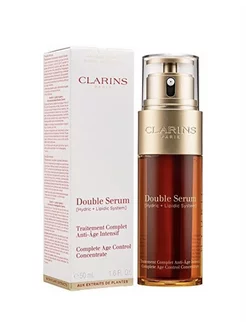 Комплексная омолаживающая двойная сыворотка double serum CLARINS 242887593 купить за 998 ₽ в интернет-магазине Wildberries