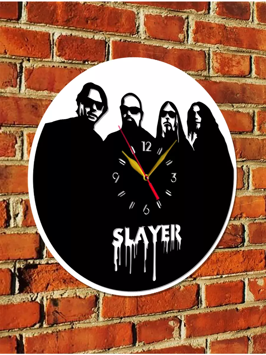 Настенные часы Slayer, Слеер, Джефф Ханнеман — фото 3