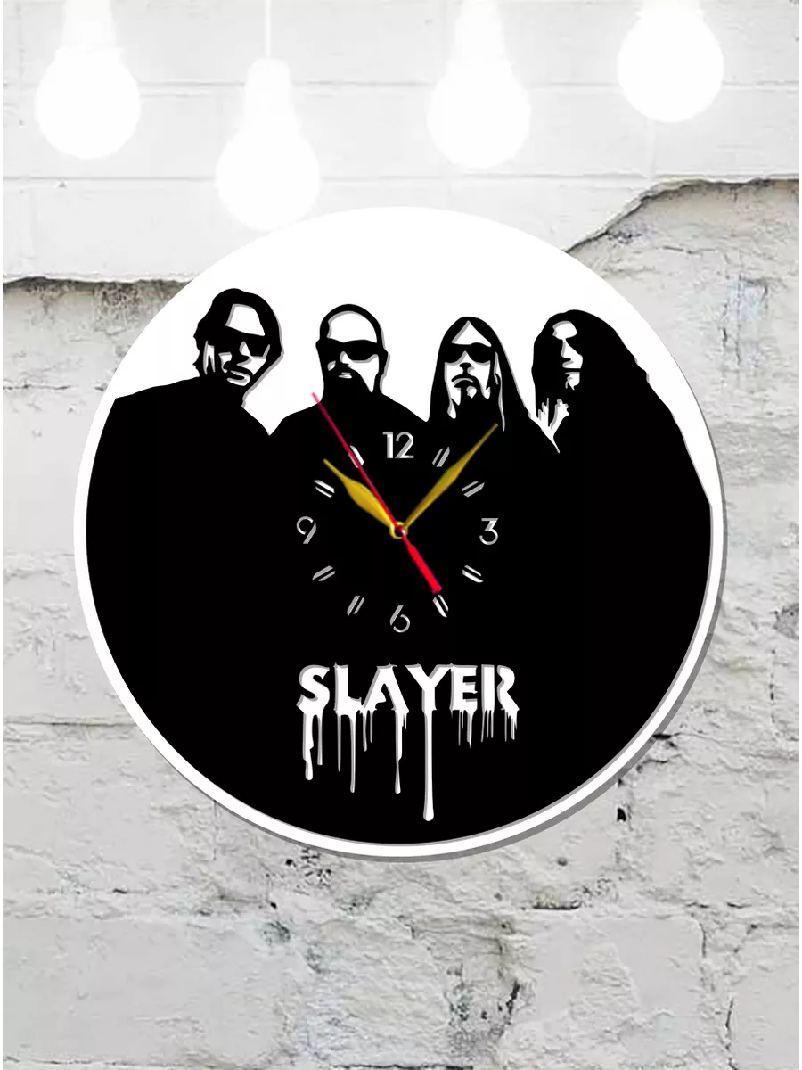Настенные часы Slayer, Слеер, Джефф Ханнеман — фото 4