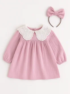 Платье для девочки кружевное в садик