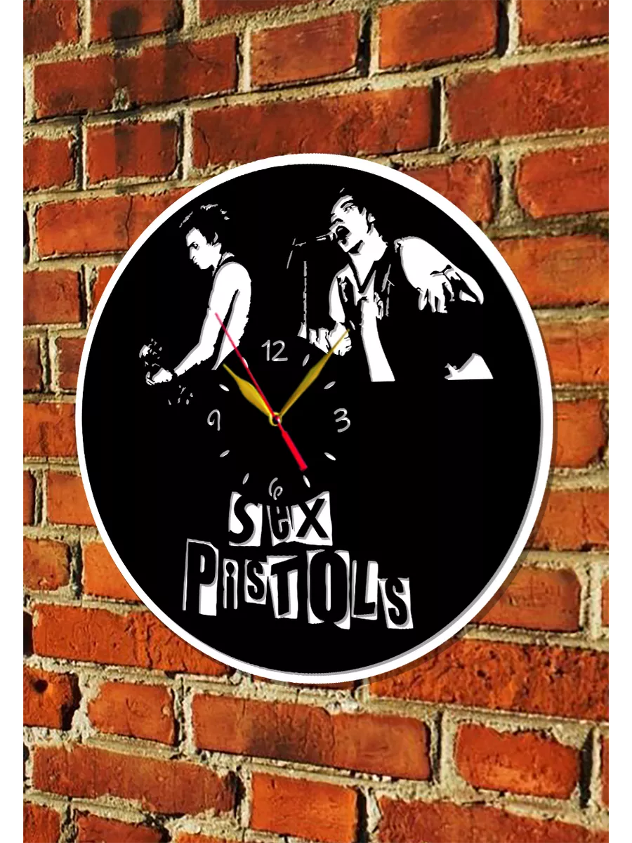 Настенные часы рок-группа Sex Pistols, Стив Джонс — фото 2