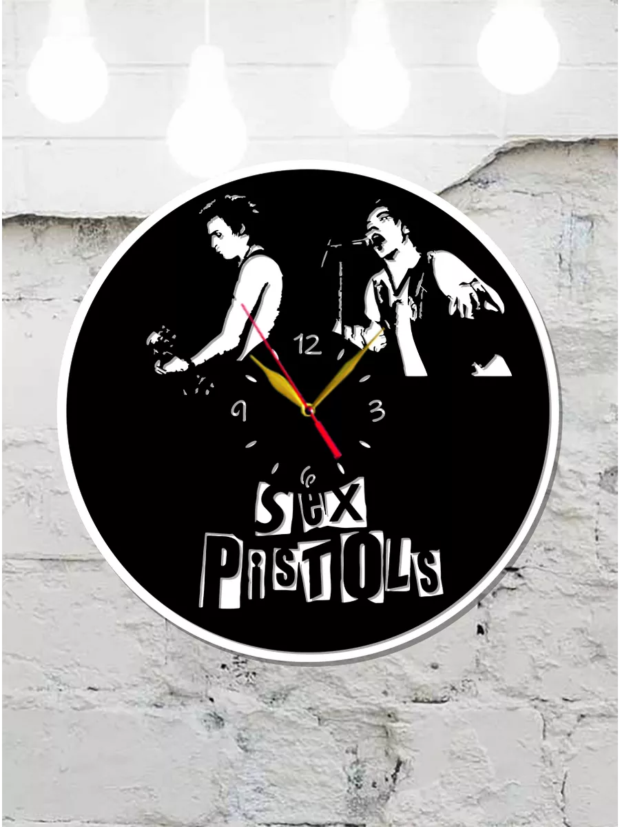 Настенные часы рок-группа Sex Pistols, Стив Джонс — фото 4
