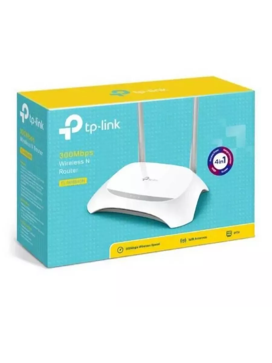 Wi-Fi роутер N300 TL-WR841N белый TP-Link 243013221 купить в  интернет-магазине Wildberries