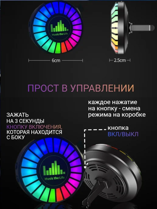 Ароматизатор в машину автоматический подарок, черный, фото 4