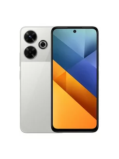 Смартфон Xiaomi Poco M6 8/256Gb Silver (РФ) Xiaomi 243115315 купить за 15 177 ₽ в интернет-магазине Wildberries