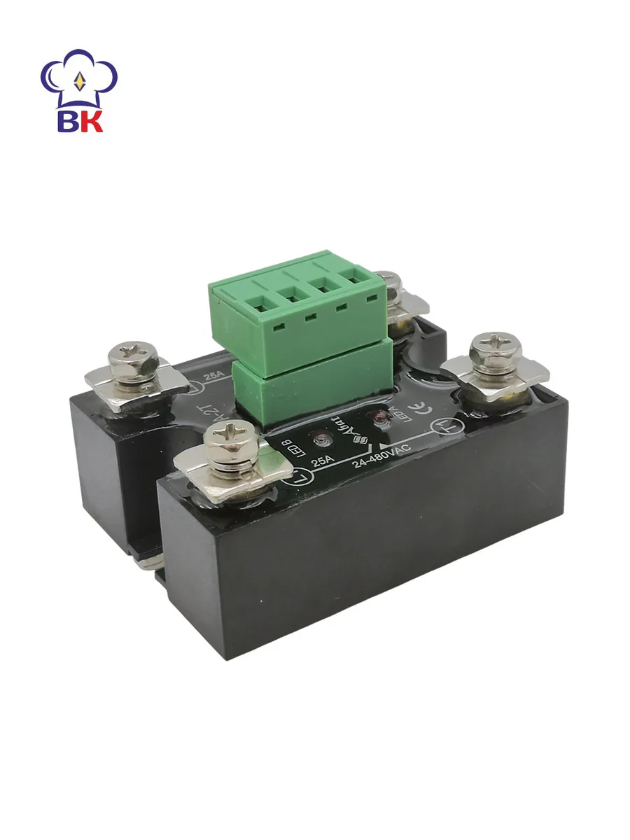 Твердотельное реле SYDH2548ZD3-2Н 2х25A/400AC ПКА Абат
