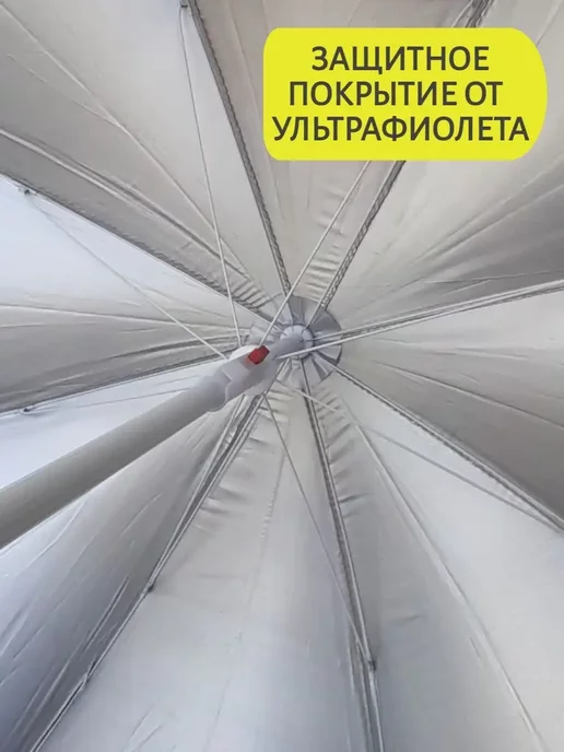 Melassa Зонт пляжный садовый от солнца большой 1.6 м, вариант, фото 4