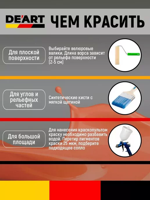 De’art Краска акриловая De'Art для детской мебели, белый камень, белый, фото 8