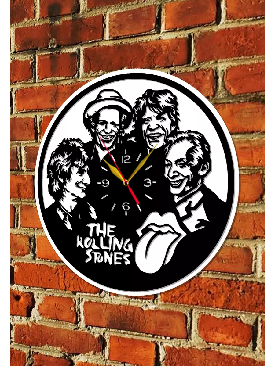 Настенные часы The Rolling Stones, Ронни Вуд — фото 2