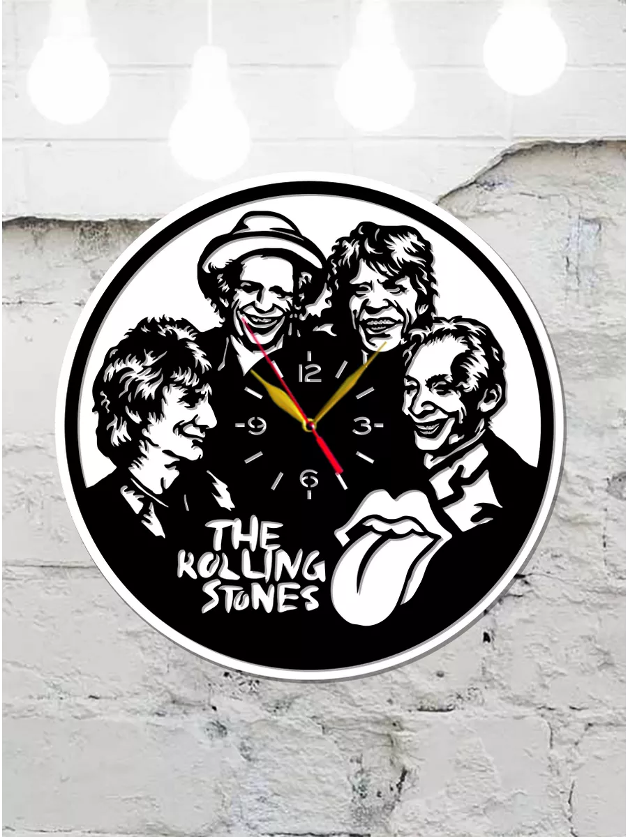 Настенные часы The Rolling Stones, Ронни Вуд — фото 4