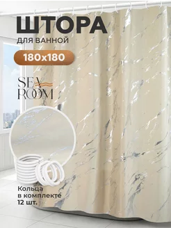 Штора для ванной SeaRoom 243224544 купить за 854 ₽ в интернет-магазине Wildberries