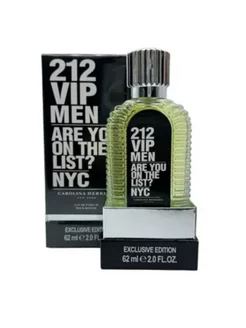 C.Herrera. 212VIP Are You On The List? men. Duty Free. 62 ml