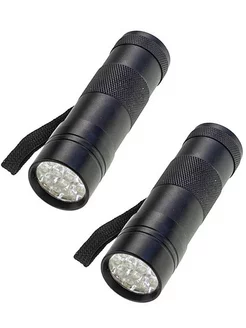 2 шт. Фонарь UV 365нм 12 LED ультрафиолетовый Бируком 243259484 купить за 722 ₽ в интернет-магазине Wildberries