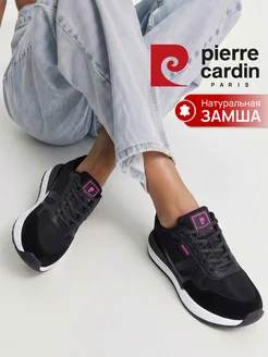pierre cardin Кроссовки женские черные повседневные натуральная замша