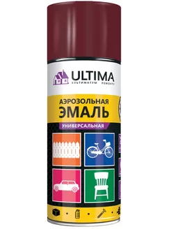 Краска ВИННО-КРАСНЫЙ RAL 3005 аэрозольная 520 мл Ultima 243292961 купить за 300 ₽ в интернет-магазине Wildberries