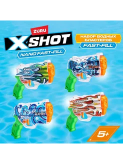 Бластер водный X-SHOT Water Fast Fill 11857 (4 шт.)