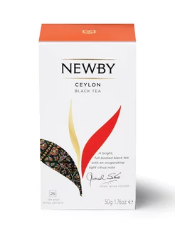 Чай черный Цейлон в пакетиках, 25 шт Newby 243328905 купить за 527 ₽ в интернет-магазине Wildberries