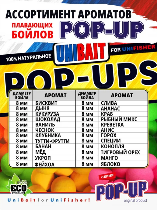 Рыбалка и Комфорт Насадка рыболовная Бойлы для рыбалки плавающие pop-up Банан, вариант, фото 4