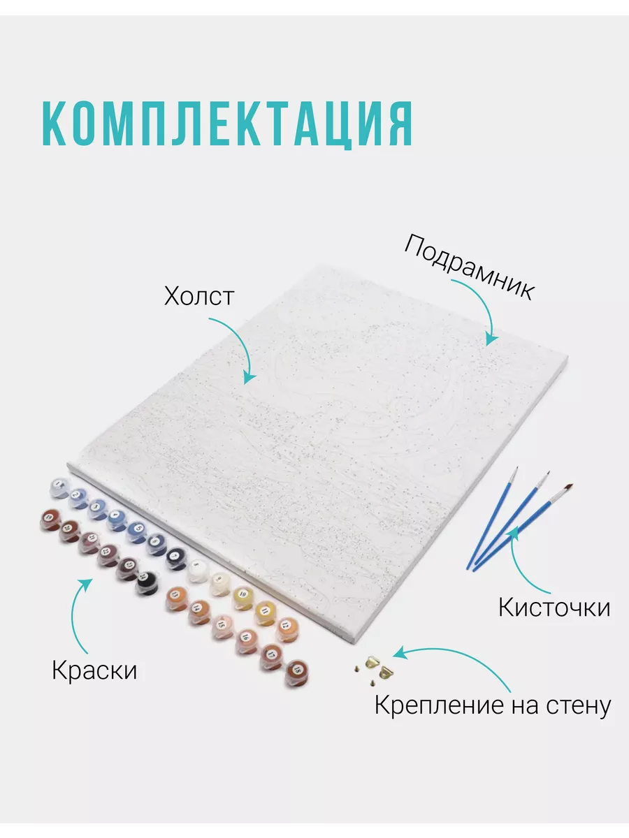Картина по номерам Том Каулитц — фотография 4
