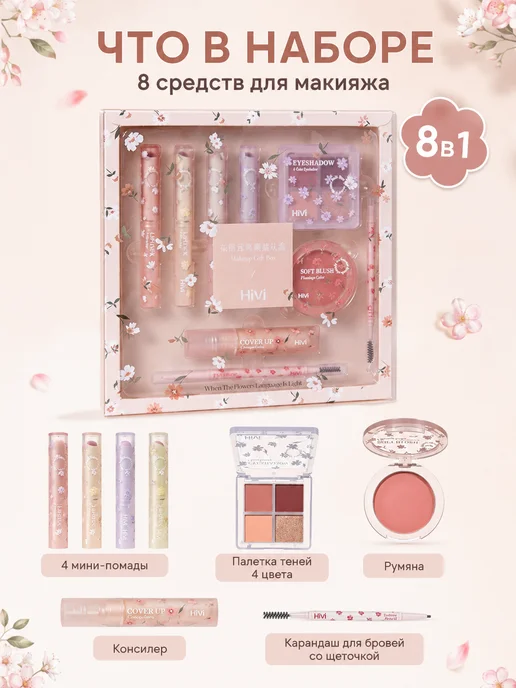 PrettyGirl Подарочный набор косметики для девочки подростка бьюти бокс, красный, фото 2