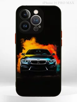 Чехол на iPHONE 14 PRO MAX с принтом машина BMW