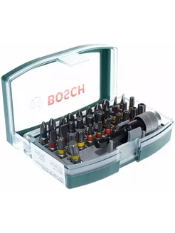 Набор бит Bosch 2607017063 (32пред.) для шуруповертов Bosch 243390813 купить за 1 329 ₽ в интернет-магазине Wildberries