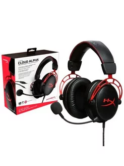 Игровые проводные наушники Cloud Alpha Red HyperX 243395310 купить за 8 606 ₽ в интернет-магазине Wildberries