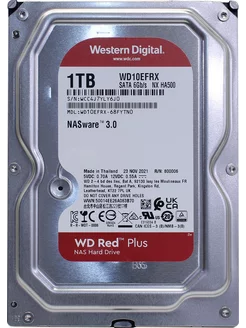 3.5" жесткий диск WD Red Nasware 3.0 (WD10EFRX) 1ТБ Western Digital 243418487 купить за 4 684 ₽ в интернет-магазине Wildberries